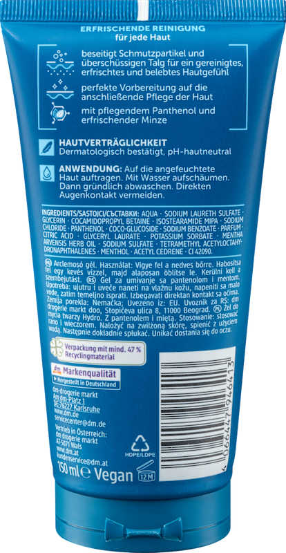 Balea MEN Gel nettoyant Hydro 150 ml