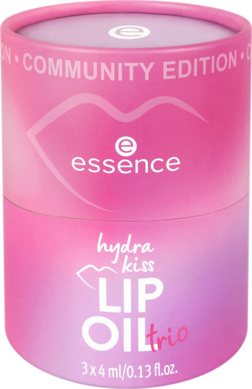 essence Coffret huile à lèvres Hydra Kiss Lip Oil Trio (3x4ml) 3 pièces