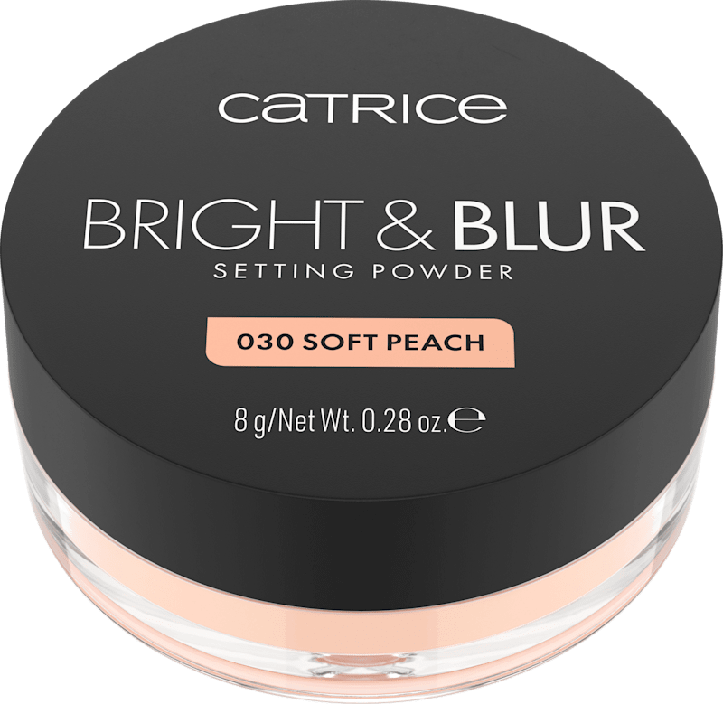 Catrice Poudre Bright & Blur Setting 030 Soft Peach, 8 g — produit allemand authentique au Maroc