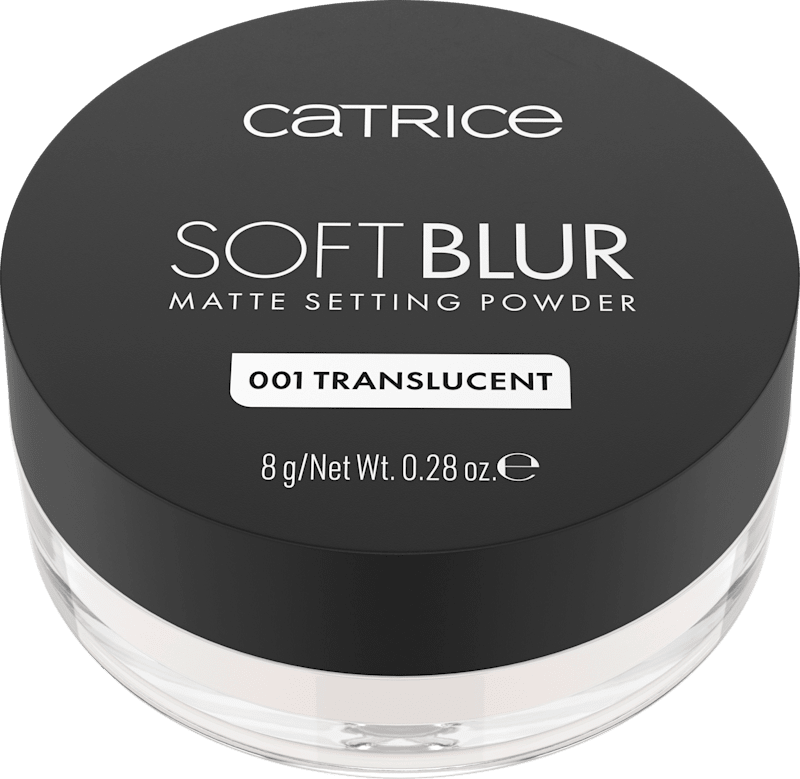 Catrice Poudre Soft Blur Matte Setting 001 Translucent, 8 g — produit allemand authentique au Maroc