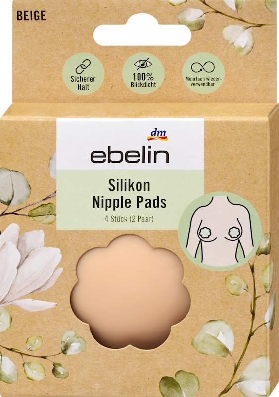 ebelin Coussinets en silicone (2 paires) 4 pièces