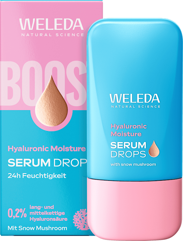 Weleda Sérum visage Drops Hyaluron, 30 ml — produit allemand authentique au Maroc