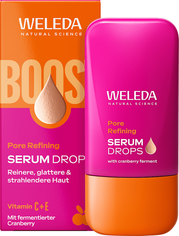 Weleda Sérum visage Drops Pore Refining, 30 ml — produit allemand authentique au Maroc