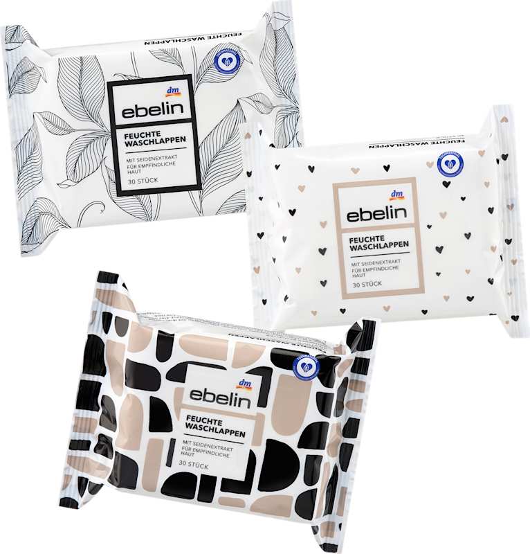 ebelin Lingettes nettoyantes Soie 30 pièces