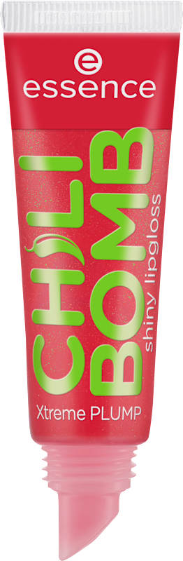 essence Gloss à lèvres Chili Bomb Shiny 01 Strawberry Salsa, 10 ml