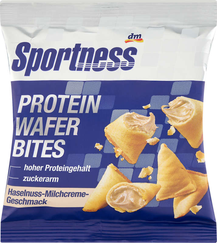 Sportness Protein Wafer Bites goût noisette-crème de lait, 30 g