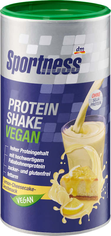 Sportness Poudre protéinée vegan, goût Lemon Cheesecake, 280 g