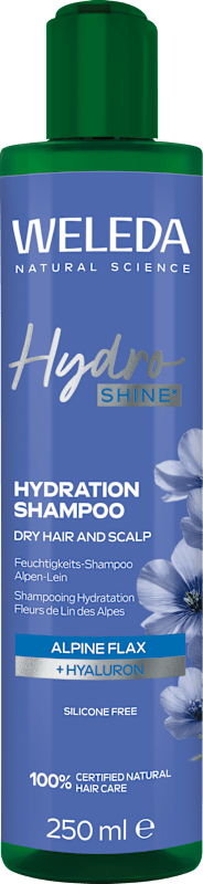 Weleda Shampooing Hydro Shine, 250 ml — produit allemand authentique au Maroc