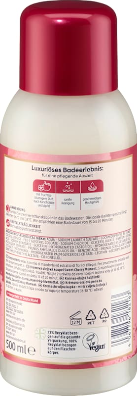 Balea Bain crème-huile Sweet Cherry Moment 500 ml