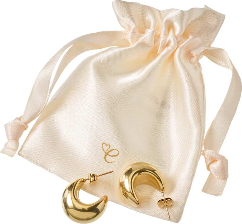 ebelin Créoles waterproof aspect doré 2 pcs
