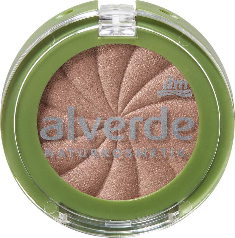 alverde NATURKOSMETIK Fard à paupières Mono 27 Sparkly Brown 1,5 g
