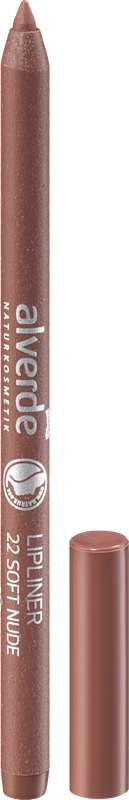 alverde NATURKOSMETIK Crayon à lèvres 22 Soft Nude 1,2 g