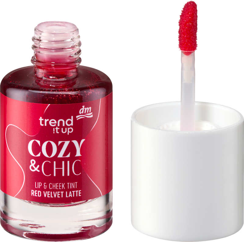 trend !t up Lip & Cheek Tint Cozy & Chic 020 Red Velvet Latte, 8 ml