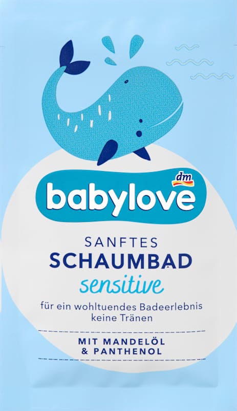 babylove bain moussant doux Sensitive 20 ml