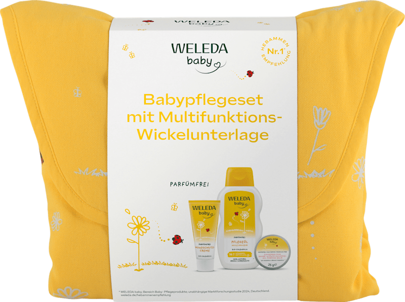 Weleda Geschenkset Babypflege 4tlg., 1 St — produit allemand authentique au Maroc
