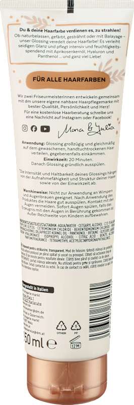 LANGHAARMÄDCHEN Soin gloss couleur Transparent, 150 ml