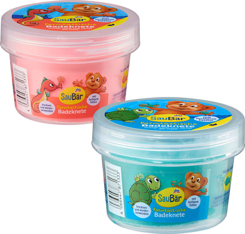 SauBär Pâte de bain enfant Formtastische 100 g