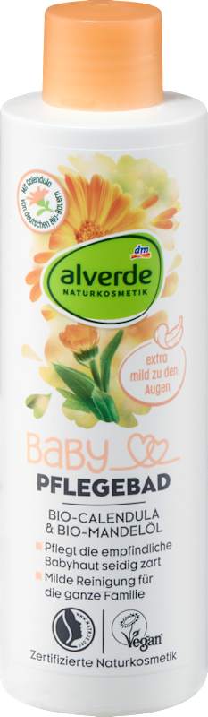 alverde BABY Bain soin bébé Calendula & Amande 200 ml