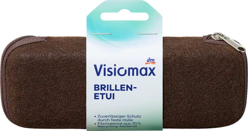 Visiomax Étui à lunettes en feutre avec fermeture éclair 1 pièce