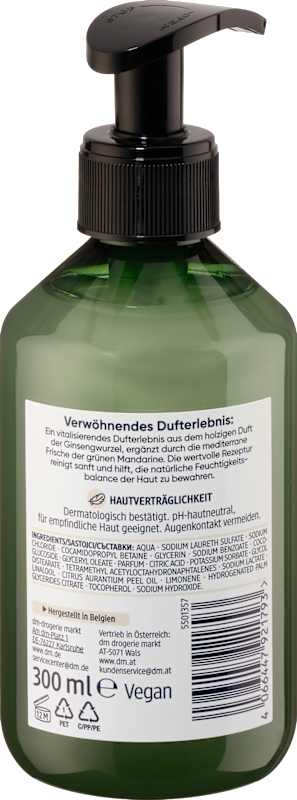 Balea Savon liquide Ginseng & Mandarine verte 300 ml
