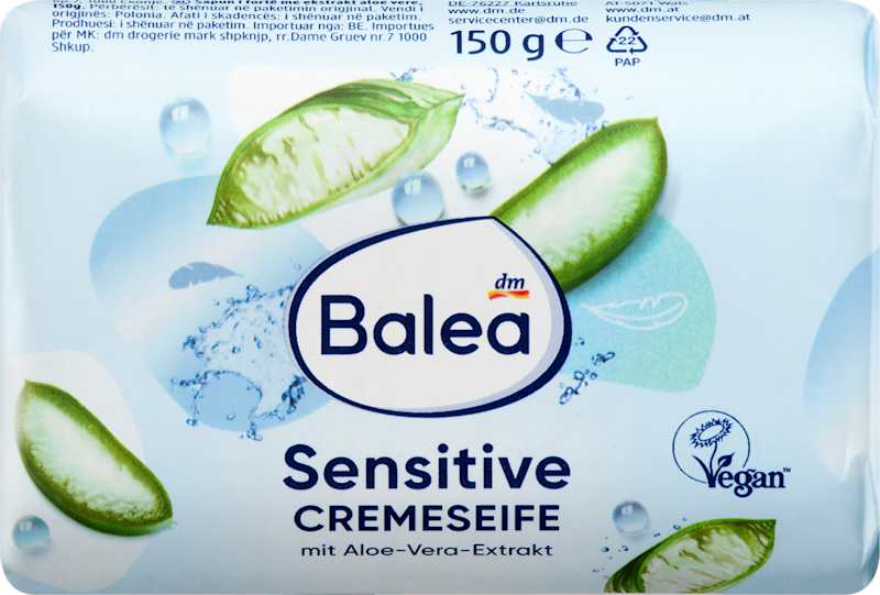 Balea savon crème sensitive 150 g
