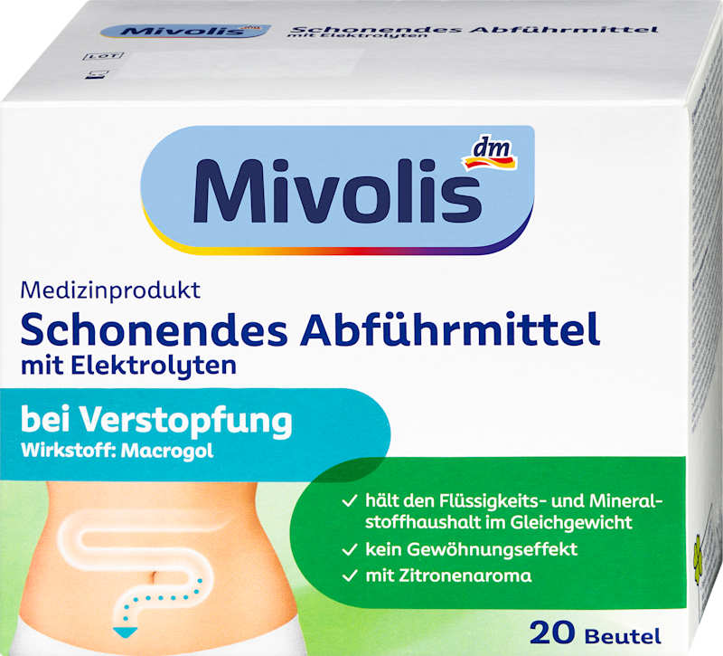 Mivolis laxatif doux sachets 20 pièces, 288 g
