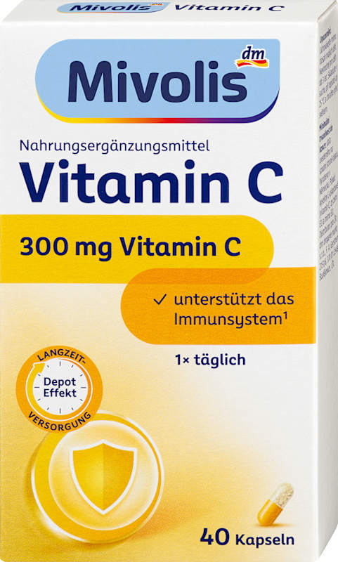 Mivolis Vitamine C Depot capsules 40 pièces, 22 g