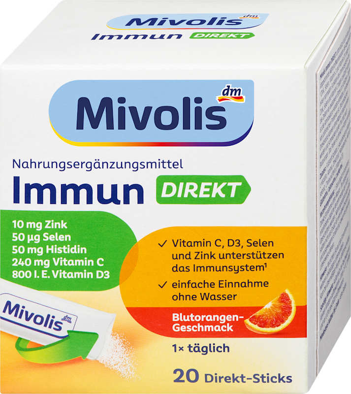 Mivolis Immun DIREKT sticks 20 pcs, 39 g
