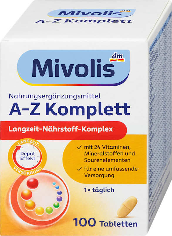 Mivolis A-Z Komplett comprimés 100 pièces 144 g