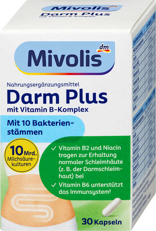 Mivolis Darm Plus capsules 30 pièces 15 g