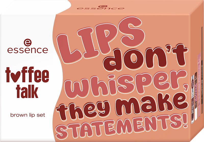 essence Coffret Toffee Talk Brown Lip 4 pièces