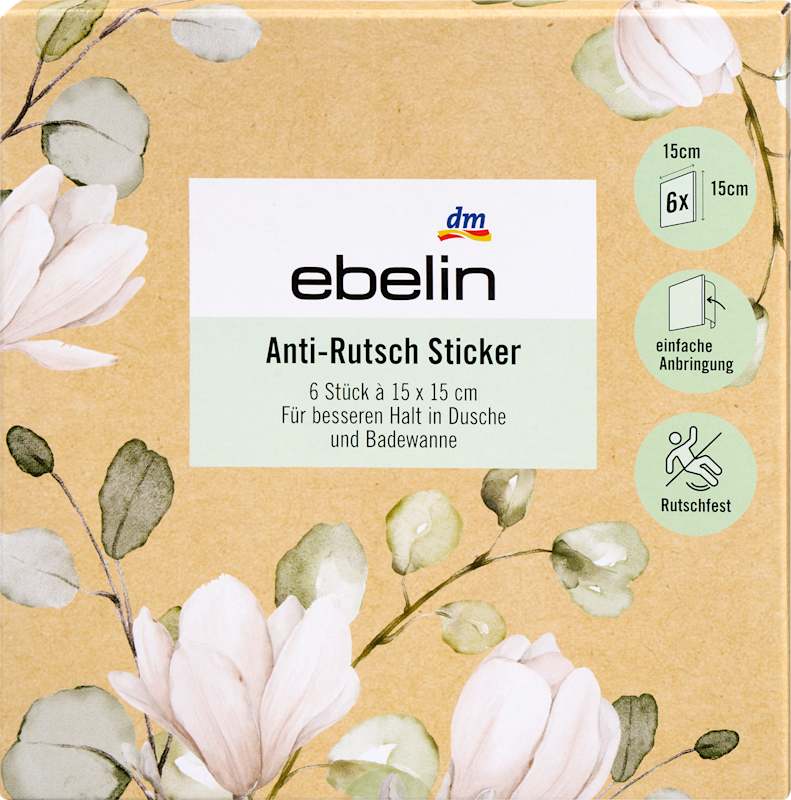 ebelin stickers antidérapants douche 6 pièces