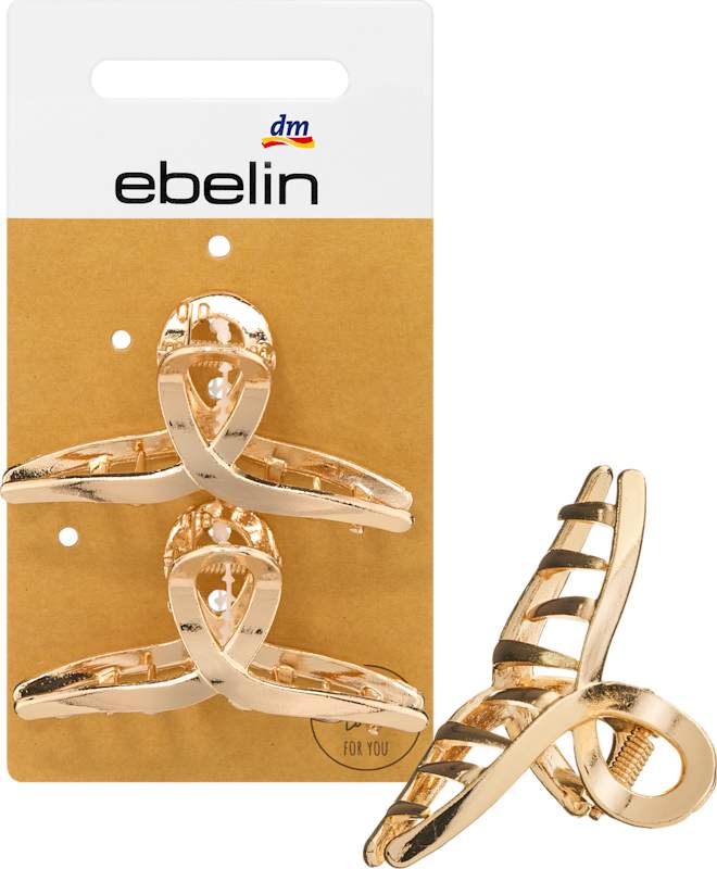 ebelin Pinces à cheveux métal midi 2 pc