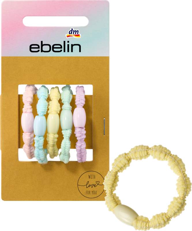 ebelin élastiques à cheveux Bubbles 5 pièces