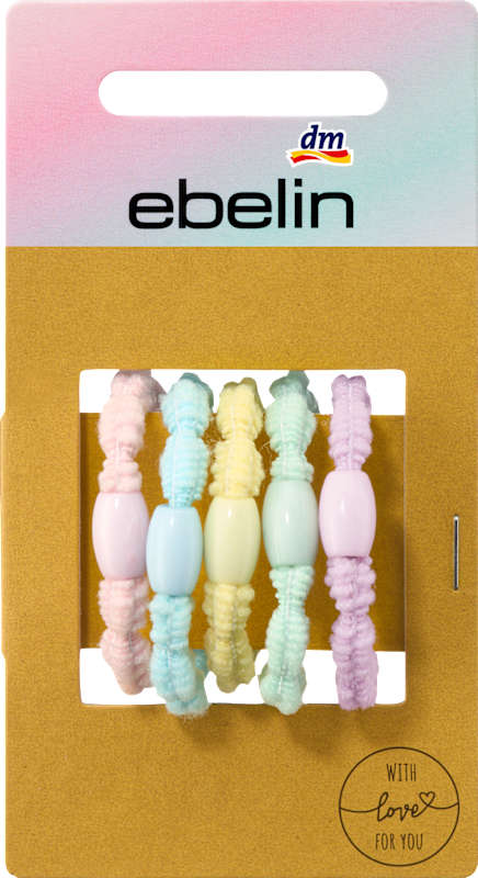 ebelin élastiques à cheveux Bubbles 5 pièces