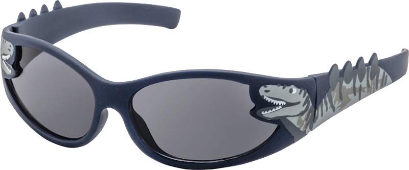 SUNDANCE lunettes de soleil enfant monture bleu-gris dinos gris 1 pièce