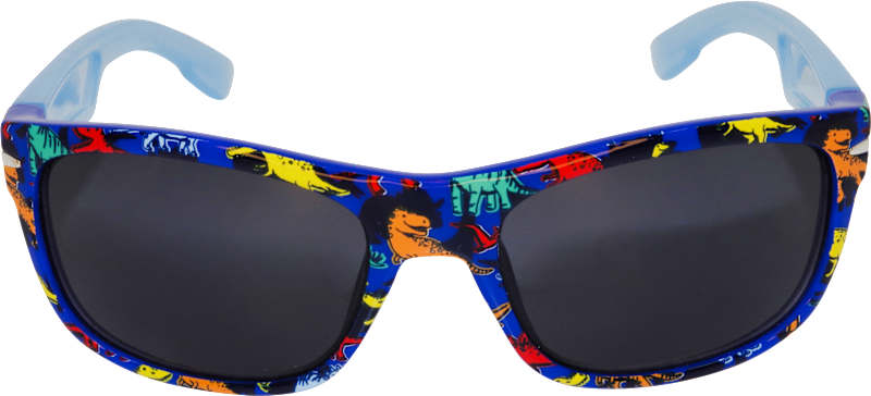 SUNDANCE Lunettes de soleil enfant monture bleu foncé dinos 1 pièce