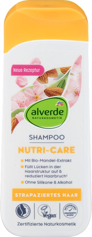 alverde NATURKOSMETIK Shampoing Nutri-Care 200 ml