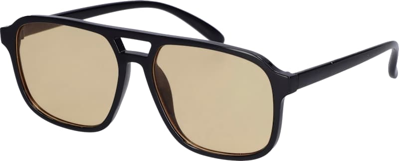 SUNDANCE Lunettes de soleil adulte monture noire verres beige 1 pc