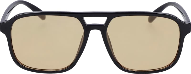 SUNDANCE Lunettes de soleil adulte monture noire verres beige 1 pc