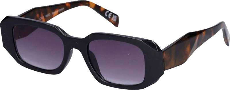SUNDANCE Lunettes de soleil adultes monture ovale noire verres violets 1 pièce
