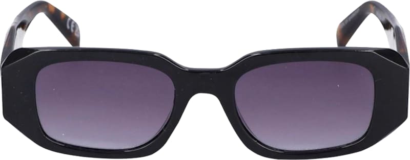 SUNDANCE Lunettes de soleil adultes monture ovale noire verres violets 1 pièce