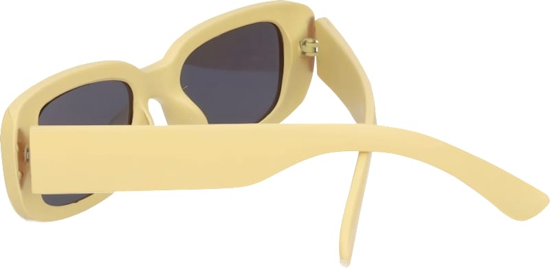 SUNDANCE lunettes de soleil adulte monture beige verres ovales, 1 pièce