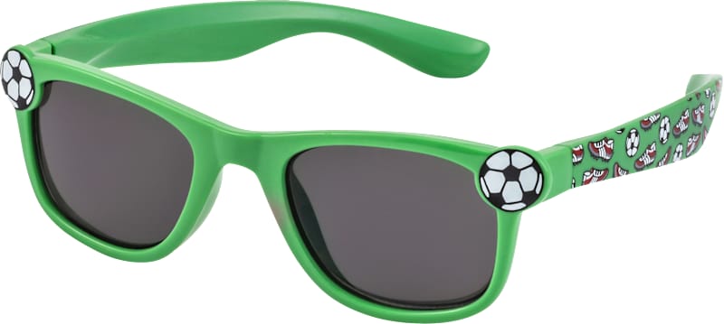 SUNDANCE Lunettes de soleil enfant vertes ballon de foot 1 pc