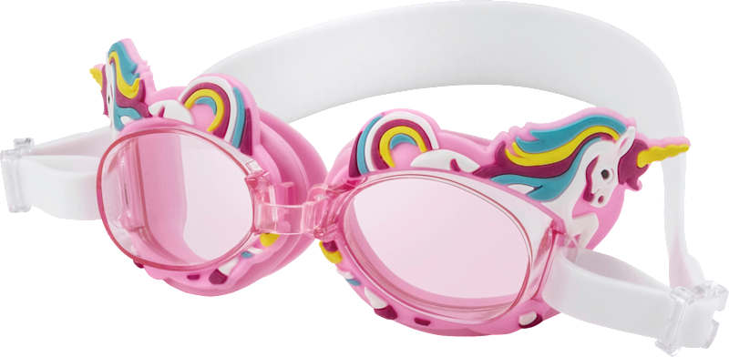 SUNDANCE Lunettes de natation enfant rose licorne 1 pièce