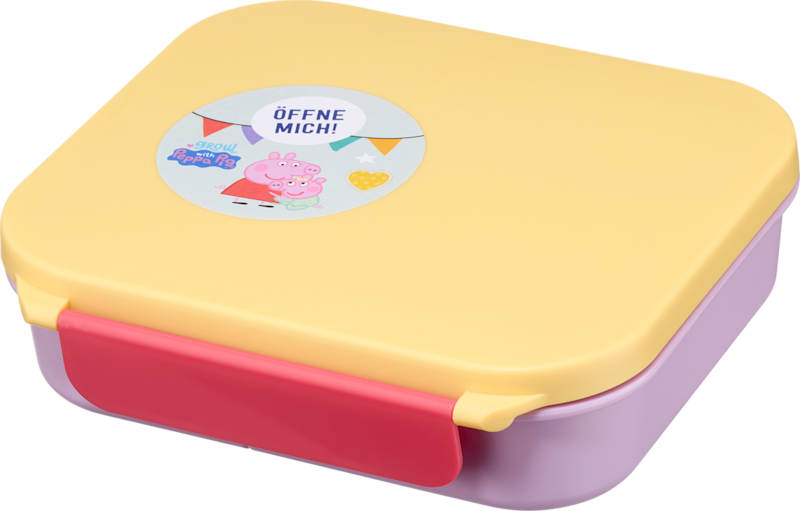 babylove Boîte à goûter à compartiments lilas/jaune Peppa Pig 1 pièce