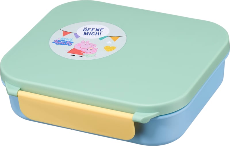babylove Boîte à goûter compartimentée bleu/vert Peppa Pig 1 pièce