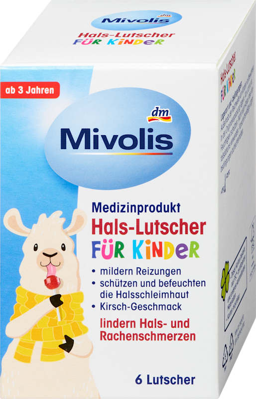 Mivolis Sucettes gorge pour enfants 6 pcs 48 g