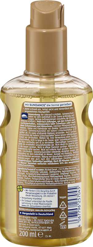 SUNDANCE Spray huile solaire LSF 30 200 ml