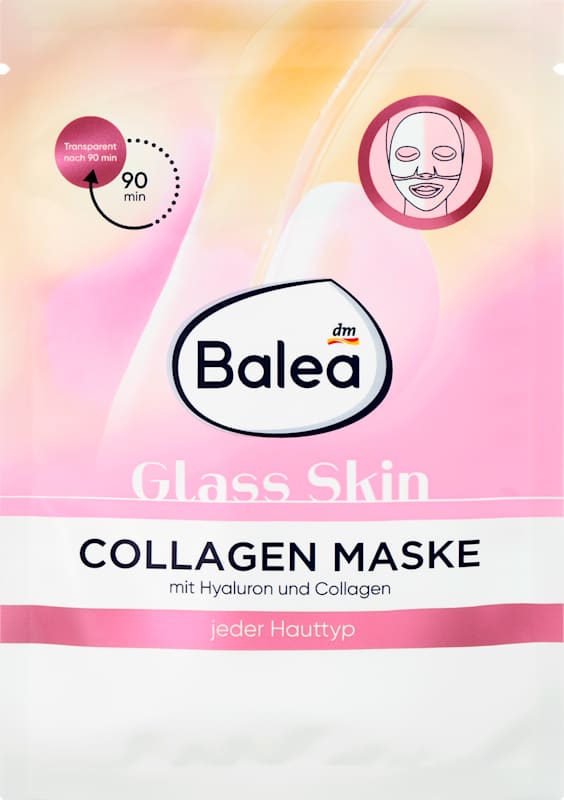 Balea Glass Skin masque collagène 1 pièce